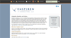 Desktop Screenshot of enspirenconsulting.com