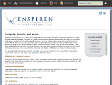 Tablet Screenshot of enspirenconsulting.com